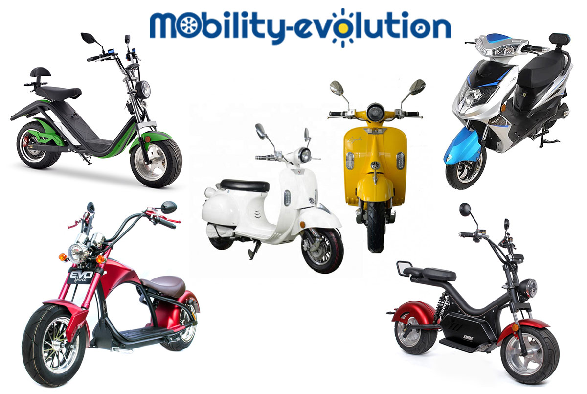 Retrouvez toute notre gamme de scooters électriques, qu'il soit de style rétro, chopper, citadin, ou classique, il y a forcément un modèle qui vous conviendra.