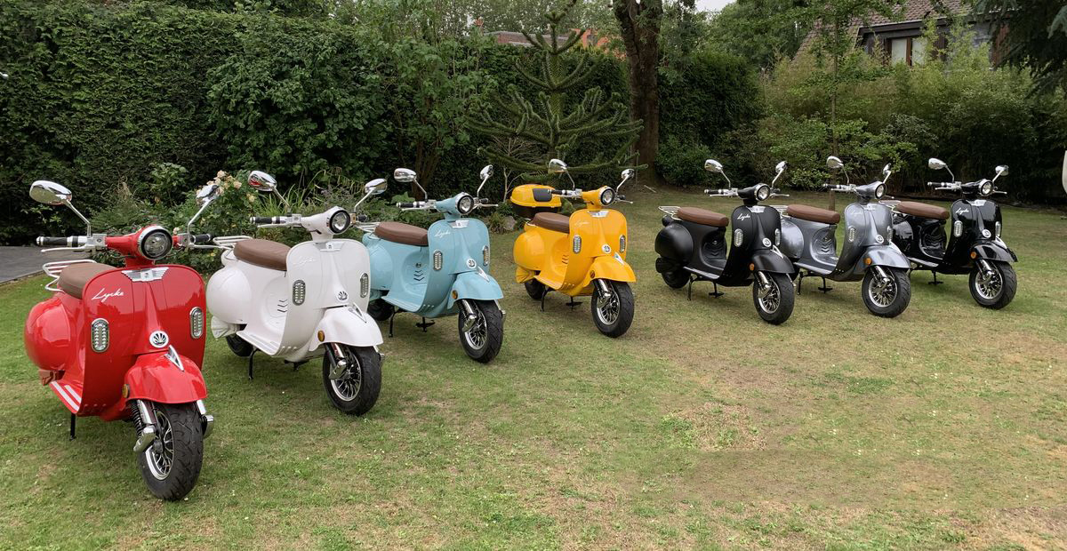 Gamme scooter électrique rétro 50